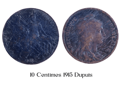 10 Cents  1915 Daniel Dupuis - An Important Epoch in the History of France.
