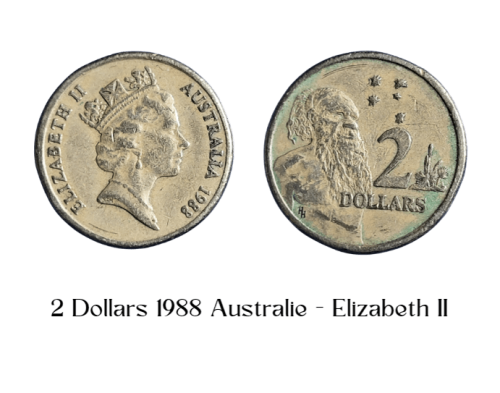 2 Australian Dollars 1988 Elizabeth II