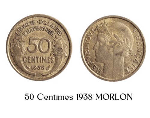 50 Centimes 1938 Morlon Fault 3rd Republic
