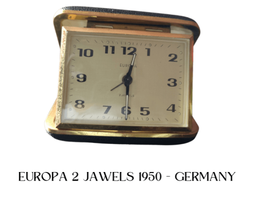 Alarm Clock EUROPA 2 JAWELS 1950 Black