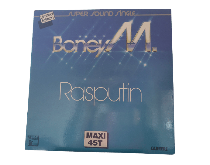 Boney M. Raspoutine - Vinyle 1978 Maxi-Single Édition Limitée