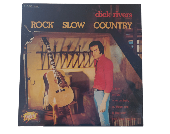 Dick Rivers - Rock Slow Country (Pays Lent et Rock) 1973, Vinyle, LP