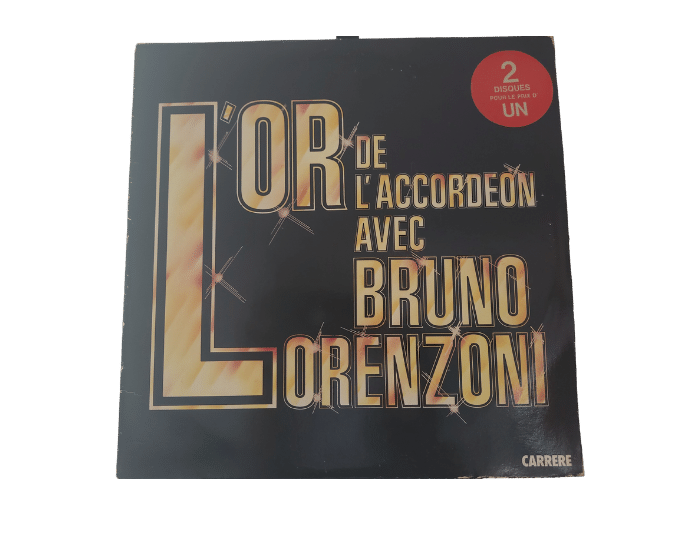 L'Or de l'Accordéon avec Bruno Orenzoni - Original Vinyle 33T Dédicacé 1978 (Avec une Amicale Pensée de l'Artiste lui-Même)