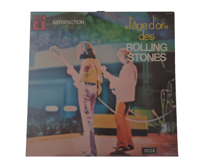 Rolling Stones - "L'Âge D'Or" Vol 4 - Satisfaction, Original Vinyle 33 Tours - DECCA, Pochette Ouvrante