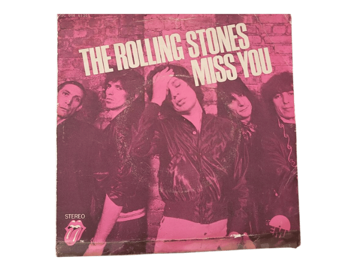The Rolling Stones - "Miss You" Single Record Disc, 1978 (Vinyle 45 Tours)