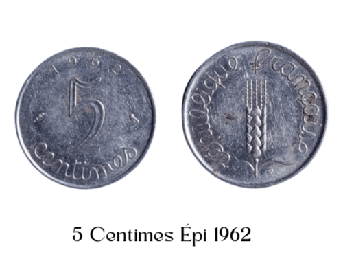 Achetez des 5 Centimes Épi 1962 en ligne - Paiement Sécurisé