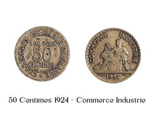 50 Centimes 1924 - Chambre De Commerce