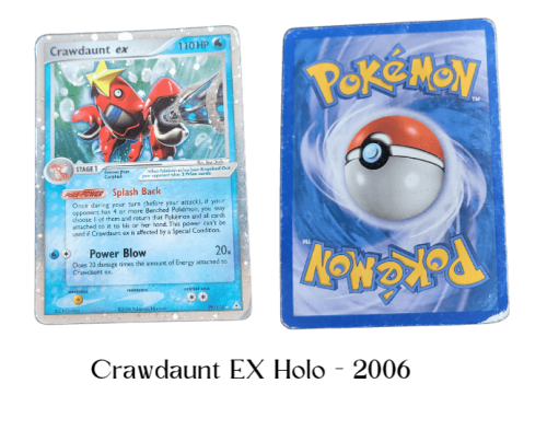 Carte Pokémon - Crawdaunt EX 110 HP Splash Back