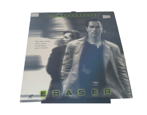 Eraser (1996) Schwarzenegger - Vinyle,  C'est une Pièce de Collection pour les Amateurs de Cinéma.