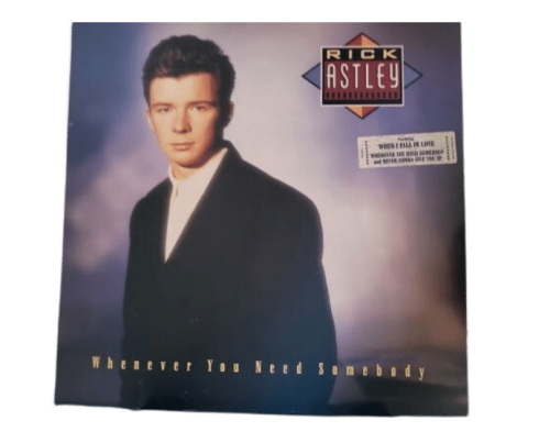 Rick Astley - Whenever You Need Somebody 1987 -  L'album est Livré avec les Etiquettes d'Origine