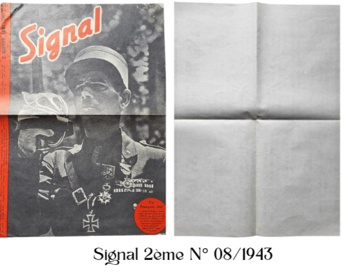 Signal 2ᵉ Nº 08/1943 Ed. SP. - Originale Affiche
